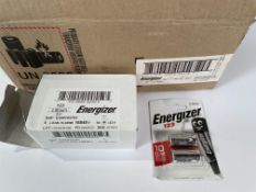Ten Energizer Lithium Battery 3V CR123 (6 packs of 2 each).
