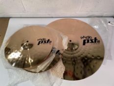 Paiste PST 8 Reflector 14'' Sound Edge Hi-Hat Cymbals and a Paiste PST 8 20