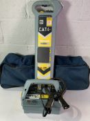 Radiodetection CAT4+ with Genny4 Kit, carry case and manual. Preowned.