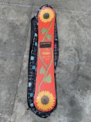 Sims Shannon Dunn women's Vintage Sunflower Snowboard (No bindings) - Pre-owned.