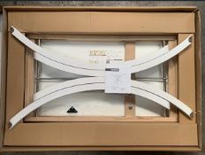 Gotsul, Transformer Spider 3 in 1 Table, white. Pre-owned, light marks on the underside. Sold as see