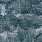 Five Black Edition Otoko Flock Viridian W932-03 Wallpaper - 10.05cm x 70cm (stock image).