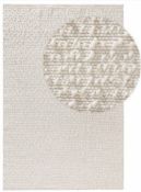 Benuta Lana Wool Rug - Cream - 120 x 170cm - As New (stock image).