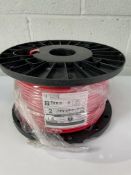 One Firesafe FPR215E 1.5mm² Fire Performance Cable 2 Core and Earth Red (100m Drum).