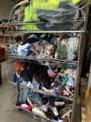 A Quantity of Assorted Pre-owned Clothing/Footwear and Related Items (Four Tier Basket Not Included)