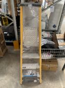 A TB Davies Fibreglass Professional 4-Tread Step Ladder. Unused.