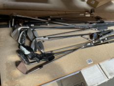 Seventeen Assorted Golf Clubs to include Ping and Callaway and two Heads - Pre-owned.