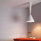 Flos Diabolo Suspension Light in Gloss White (Box Unsealed, Stock Image Used). RRP of £880