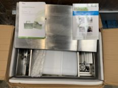 Goslyn GOS30 Automatic Grease Trap. As New with box. Item is untested and has damage to corner by li