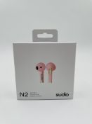 Twenty as new Sudio N2 Wireless Earbuds in Pink (EAN: 7350071386804) (Boxes sealed).