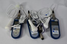 Three Cormark Digital Food Thermometers with Probe. Pre-owned.