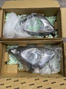 Two Headlights for HONDA Jazz III Hatchback: 20-11761-15-2 RH W/MTR Elec and 20-1162-05-2 LH W/O MTR