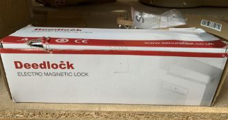 Deedlock Electro Single Monitored Magnetic Lock. In Box, Untested.