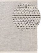 Benuta Rocco Wool Rug - Beige/Black -170 x 240cm (stock image).