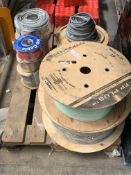 A pallet containing nine mixed Reels (Pallet not included).