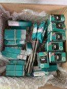 Various Heller Power Tool Bits to include SDS Plus Enduro Flat Chisel, HSS Bi-Metal Hole Saws and Dr