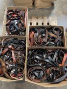 Four boxes of assorted Belts - Pre-owned.