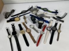 Quantity of Watches to include Diesel, Nixon, Emporium Armani and Sekonda (All Pre-owned).