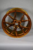 Two Forzza Oregon Wheels in Golden Amber (20x9).