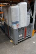 One Stillage of Mattresses and Related. Various Brands, Types and Sizes (9 Items, Stillage Not Inclu