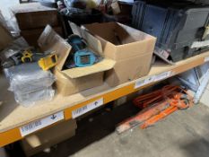 Assorted Hand Tools, Drill Bits, Power Tool Parts and Related to include three Hi-Spec Home & Office