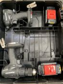 Panasonic Cordless Combo Kit (EYC217LJ2G) including two Drills (MN: EY75A7X, EY79A2X), two 18v Batte