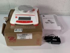An Ohaus Scout SKX622UK Balance. As New, Box Damaged.