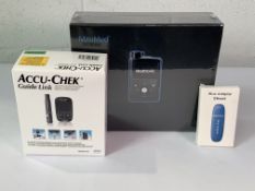 Mixed Lot: Medtronic MiniMed 780G Insulin Pump (REF: MMT-1895WW, EXP: 2026-05-03). Accu-Chek Guide L