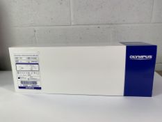 A box of 5 Olympus Everest Bipolar LYONS Dissecting Forceps, 5mm, 33cm (REF 3700). As New.