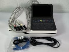 GE Healthcare Mac 2000 Resting ECG with cables. Preowned