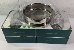 Four, Controls Steel Laboratory Test Sieves, 2x 80mic, 2x 40mic. New