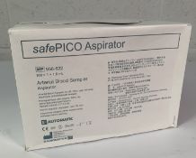 Twelve Boxes, SafePICO Arterial Blood Sampler Aspirator (Ref: 956-622) New. (Exp: 09/21/25)
