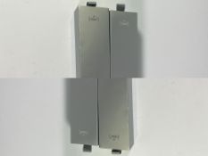 Two Memon MemonizerBody Classic Silver Timeless Bracelets (Large).