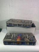 Two Sets of Aesculap Medical Instruments for Knee Endoprosthesis Surgery to include Set NP302 Manual