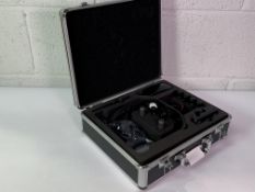 Orascoptic Dragonfly Loupe with Eye Zoom and TTL, Charcoal. Includes manuals, foamed lined carry cas