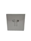 As new Apple AirPods (2nd Gen) with Charging Case (Box sealed, some damage to packaging).