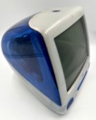 A pre-owned Apple iMac G3/500 (Early 2001) in Indigo (S/N: VM10808UKJL) (No OS installed).
