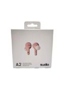 Ten as new Sudio A2 Wireless ANC Earbuds in Pink (Boxes sealed).