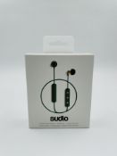Twenty as new Sudio TIO Water Resistant Wireless Bluetooth Earphones in Black (EAN: 7350071388730) (