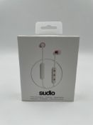 Twenty as new Sudio TIO Water Resistant Wireless Bluetooth Earphones in White (EAN: 7350071388884) (