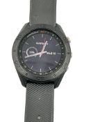 Pre-owned Garmin Approach S60 GPS Golf Smartwatch in Black/Black (Factory reset).