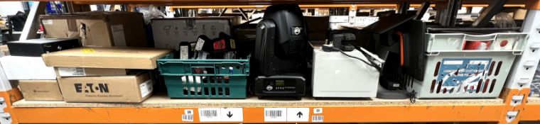 Assorted new and pre-owned IT and electrical items (All items sold as seen).