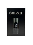 A boxed as new Arizer Solo 2 Vaporizer in Carbon Black (EAN: 628078800836 UK Model) (Box opened, som