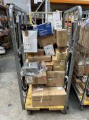 A quantity of assorted printer cartridges and related items (Cage not included. All items sold as se