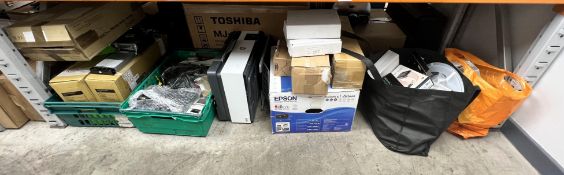 Assorted new and pre-owned IT and electrical items (All items sold as seen).