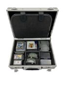 Sixteen Nintendo Gameboy Advance game cartridges and five Nintendo Gameboy Color game cartridges wit