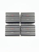 Four pre-owned Leica Geosystems GEB361 Li-Ion Batteries (Untested, sold as seen).