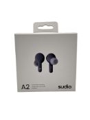 Ten as new Sudio A2 Wireless ANC Earbuds in Black (Boxes sealed).