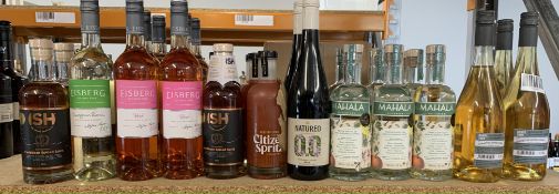 Thirty Four Non Alcoholic Wines/Spirits and related.