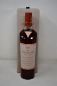 A bottle of The Macallan (The Harmany Collection Rich Cacao) Highland Single Malt Scotch Whiskey (75